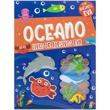 Imagem de Livro - Livro Com Adesivos em EVA: Oceano