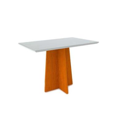 Imagem de Mesa Jantar 4 Lugares Ana 1,20m Colado Ype Off White