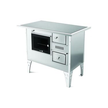 Imagem de Fogão A Lenha Nr2 Esquerdo Vitrocerâmico Inox