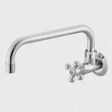 Imagem de Torneira de Parede para Cozinha Bica Móvel 1166 Supernova C21 Meber Metais Cromado