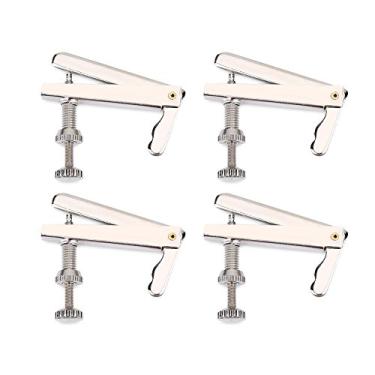 Imagem de MUNEFE Ativadores finos de violino, ajustadores de corda de violoncelas, peças de reposição de violoncelo de sintonizadores finos de metal para violoncelista necessidades de ajuste