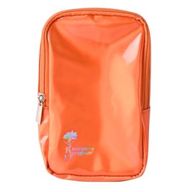 Imagem de Bolsa tiracolo 3 em 1 | Arnês de perna de carnaval para mulheres | Bolsa de cintura holográfica | Rave Leg Pack com fivelas, Laranja, One Size, Bolsa de coxa 3 em 1, pochete transversal