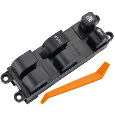 Imagem de ZAPOSTS Interruptor Master Power Window serve para Nissan Altima 98-01, 1998-2004 Frontier, 98-99 Sentra, 00-04 Xterra, Legacy, Outback, 03-06 Subaru Baja. Interruptores de controle lateral do