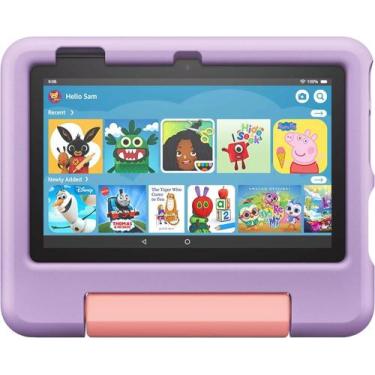 Imagem de Tablet Amazon Fire 7 Kids 2+16GB Wifi (12A Geracao) + Capa de Protecao