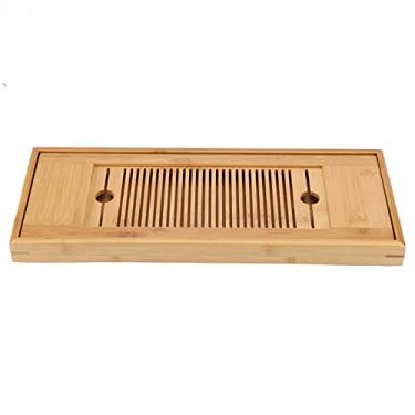 Imagem de Bandeja de chá de Bambu Akozon 38153 Cm - Perfeito para Cerimônia de chá e Porção - Faciada Com JY02285 - Acessórios de chá Ecológicos para Amantes de chá