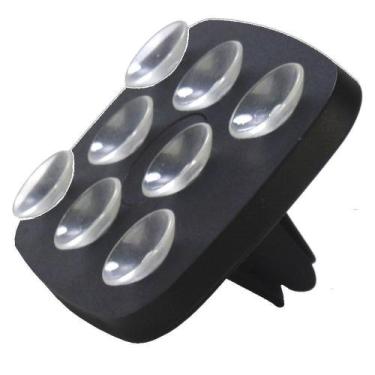 Imagem de Suporte veicular para celular Ar Condicionado Carro com ventosa CBRN02
