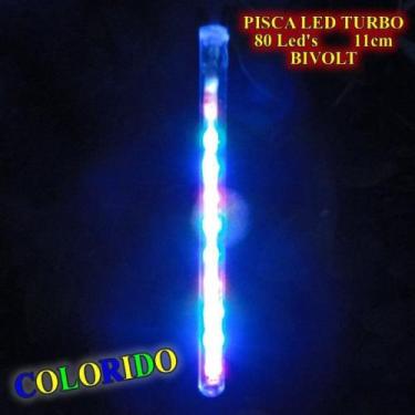 Imagem de Pisca Pisca LED Turbo Colorido com 8 Tubos de 11cm Bivolt 1341 - COMME