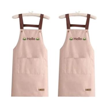 Imagem de Avental de Cozinha Impermeável Sem Mangas com Bolsos - Ideal para Chef