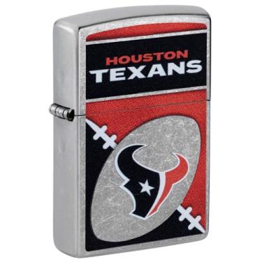 Imagem de Zippo NFL Houston Texans Street isqueiro cromado de bolso