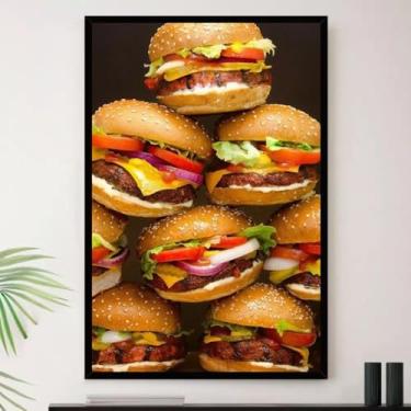 Imagem de Genérico, Quadro Lanche Lanchonete Hamburguer Decorativo A3 35x45cm