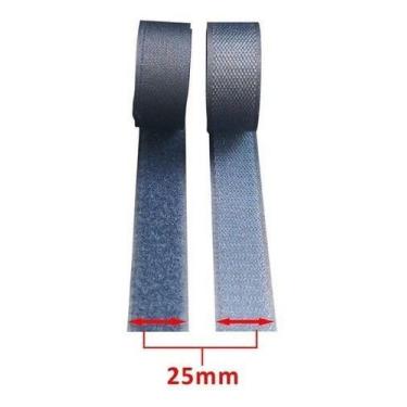 Imagem de Fecho De Contato Macho / Fêmea 25mm X 1 Metro Azul Escuro - Jki
