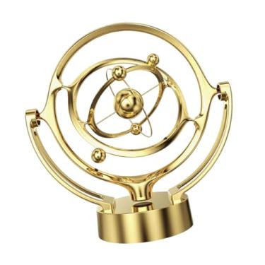 Imagem de Ioensy Máquina de brinquedo de mesa Motion Desktop Creatove Estátua Artesanal Decoração Escultura para Festa de Aniversário de Quarto, Ouro