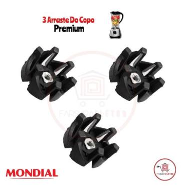 Imagem de Arraste do Copo 3 Peças Liquidificador Mondial Premium L-51