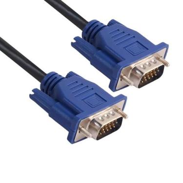 Imagem de Cabo Vga 1,5Mts Monitor Lcd Pc Tv Projetor 1,5 Metros - Anxim
