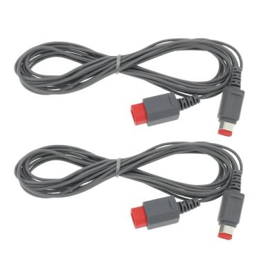Imagem de eMagTech 2Pcs 3m Sensor Bar Extension Cable Compatible with Wii Compatible with Wii U Controller Console