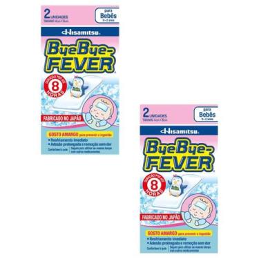 Imagem de Kit 2 Adesivos Bye Bye Fever 2 Unidades O Alívio Que Seu - Hisamitsu