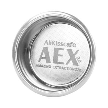 Imagem de Cesta De Filtro De Café De Aço Inoxidável 58mm, Portafilter Sem Fundo 