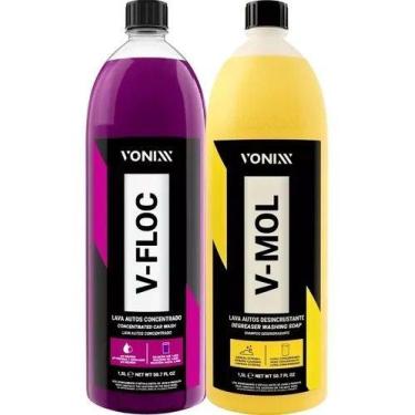 Imagem de Kit Shampoo Automotivo Vfloc E Vmol 1,5l - VONIXX