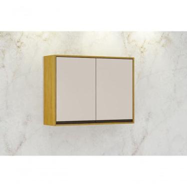 Imagem de Armário Aéreo 2 Portas - Eduarda-cinamomo-off White - Chf Móveis