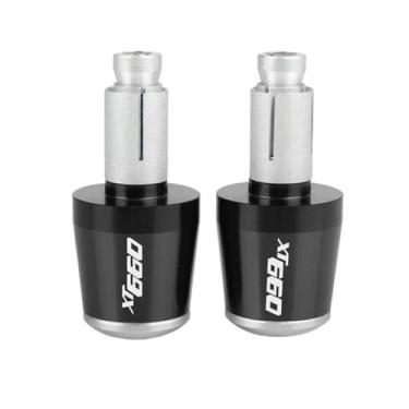 Imagem de Extremidades das manoplas do guidão da motocicleta, tampas das extremidades dos manoplas, acessórios deslizantes de peso para XT660 X XT660X 2004-2017 2005 2006 2007 2008 2009 2010
