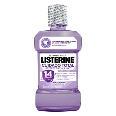 Imagem de Enxaguante Bucal Listerine Cuidado Total 14 Benefícios em 1 Sem Álcool 250ml