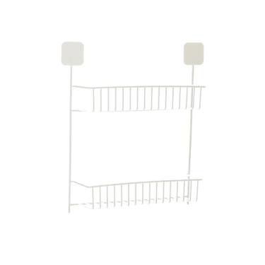 Imagem de Suporte Duplo Pastilha – Suporte Adesivo de Parede Multiuso para Banheiro, Cozinha e Lavanderia