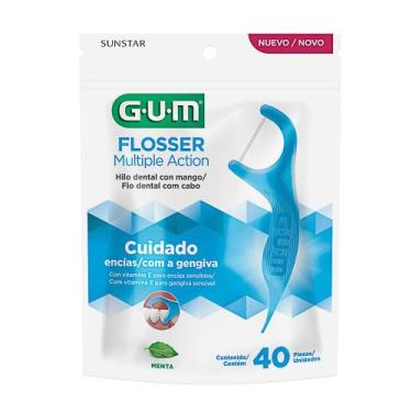 Imagem de Fio Dental Gum Multiple Action Flossers com 40 Unidades