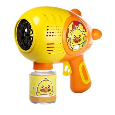 Imagem de Máquina de Bolhas para Crianças - Soprador de Bolhas em Formato de Pato Amarelo | Brinquedo Interativo Para Praia E Ar Livre Atividades De Verão Para Parques Piqueniques Festas No Jardim Celebrações