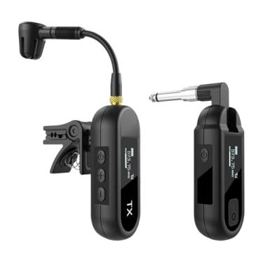Imagem de MERIGLARE Microfone condensador clip on para saxofone e trompete, 1 canal