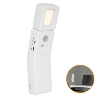 Imagem de Luminária LED Sensor de Presença Recarregável Armário Parede - DS