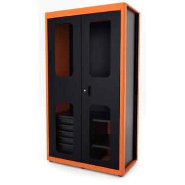 Imagem de Armário para Ferramentas 2 Portas com Visores e 5 Gavetas Tramontina P