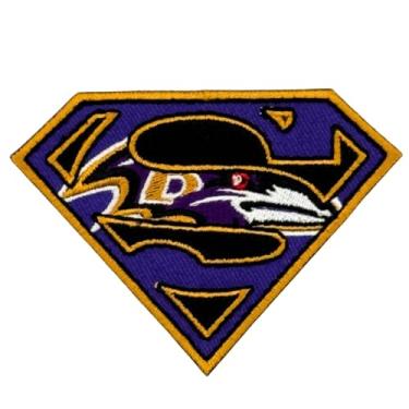 Imagem de Siam Accs Rugby Fans Super Baltimore Logo Patch Bordado Futebol Americano Ferro em Costurar Remendo Bordado para Roupas Mochilas Jeans Motocicleta Costurar Jaquetas Personalizadas Chapéus Bolsas