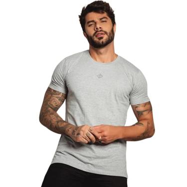 Imagem de Camiseta Mescla Codi Jeans Slim Gola Redonda Masculina-Masculino