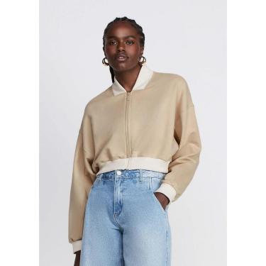 Imagem de Jaqueta Cropped Dzarm Manga Longa Bufante Feminina-Feminino