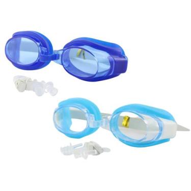 Imagem de kit 2 Óculos de natação Infantil Silicone piscina praia para menino e 