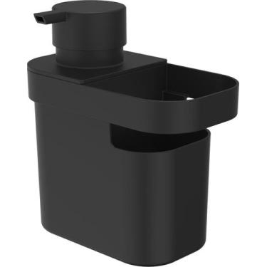 Imagem de Dispenser para Detergente e Organizador de Pia Trium 650ml Preto - Ou