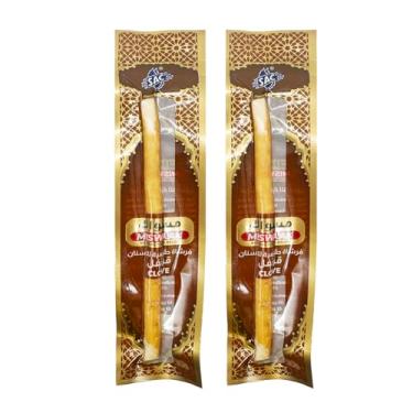 Imagem de FREEGRIN Pacote com 2 escovas de dentes naturais Miswak – Bastão tradicional selado a vácuo – para dentes saudáveis, gengivas e hálito fresco (sabor de cravo)