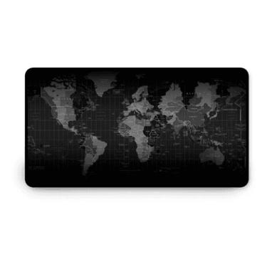 Imagem de Mouse Pad Gamer Exbom Speed Grande 70x35cm, Mapa Do Mundo Mundi