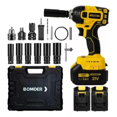 Imagem de Parafusadeira Chave De Impacto Bomvink Ogaitcenter 21V 2 Bat - Bomvink