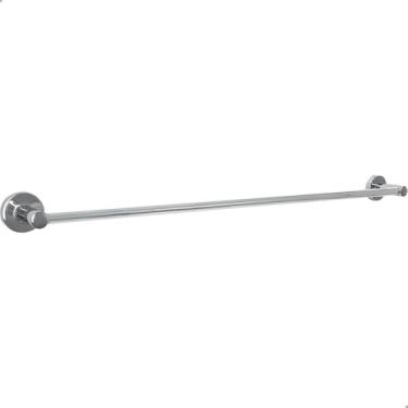 Imagem de Dona D Cor, Toalheiro 60 Cm Cromado Metal Inox Porta Toalha De Banho Parede Banheiro Suporte Para Lavabo Luxo