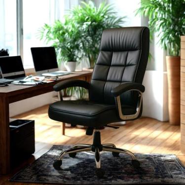 Imagem de  Cadeira Big Presidente Bump com molas ensacadas cor preto - Az Mob Of