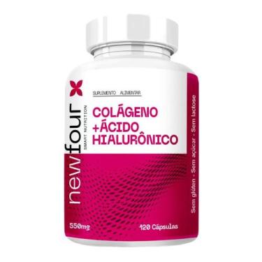 Imagem de Suplemento Colágeno + Ácido Hialurônico 120 Cápsulas - New Four