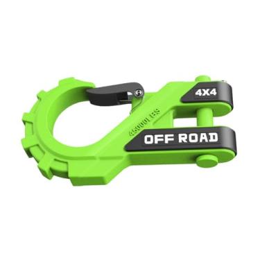 Imagem de JicSuXi Gancho de guincho, suporte de manilha para guincho com acessório de reboque para montagem de manilha, Verde