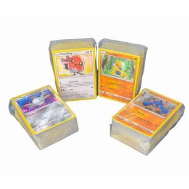 Imagem de Pacote de 25 Cartas Pokemon Original Sem Repetições Com 01 Brilhante G