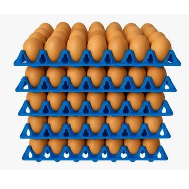 Imagem de Porta Ovo Cartela Plástica Para 30 ovos Bandeja Higiênica - NoBrand, A