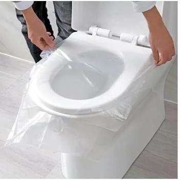 Imagem de Protetor para Assento Sanitário Descartável, 60 Unidades, Capa para Vaso em Locais Públicos, Hospitais e Escolas