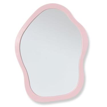 Imagem de KEYDUACU Espelho magnético para armário, espelho bonito de 22 x 16 cm, adequado para armários escolares, banheiros, geladeiras domésticas, acessórios de armários, caixas de ferramentas de loja ou