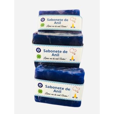 Imagem de Sabonete Místico de Anil Tira Quebranto, 90g, Pacote com 3 Unidades