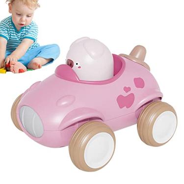 Imagem de Puxe para trás brinquedo - Veículo inércia animal,Função luz e som Inércia Press Forward Cars Vehicle Toys For Toddler