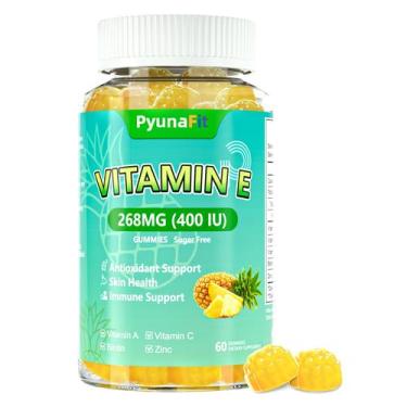 Imagem de Gomas de vitamina E PYUNAFIT 400 UI com VIT A, C, biotina e zinco
